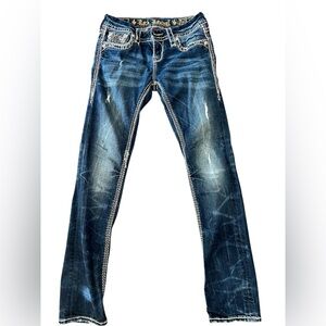 Rock Revival Women's Blue Straight Leg Jeans